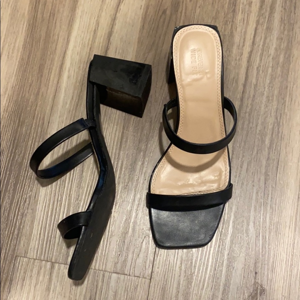 Black Strappy Heels